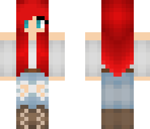 ginger jeans and boots