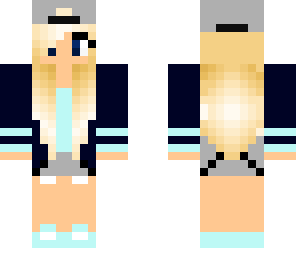 gray hat girl12332