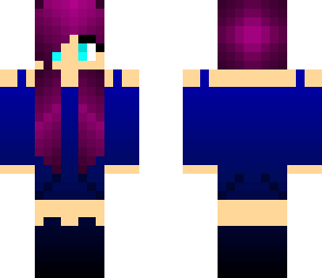 blue and purple