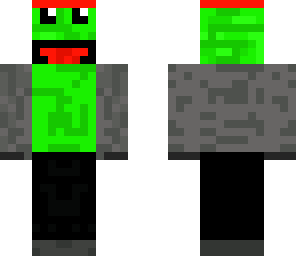 coat wearing frog
