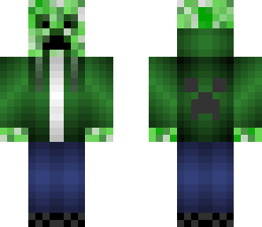 creeper in a hoodie