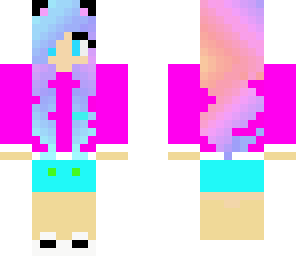 pastal magenta girl