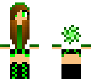 edit of the green star girl