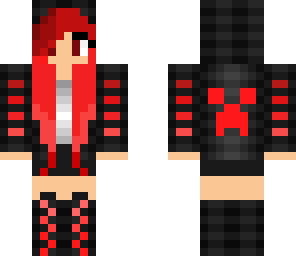 red creeper girl
