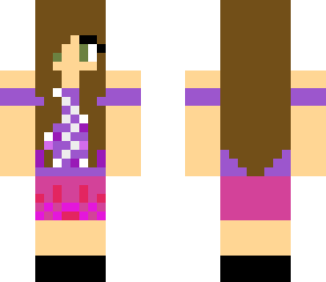 log hair girl