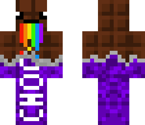 derpy rainbow barfing chocolate bar