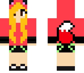 fox hoodie girl