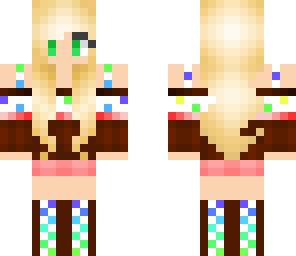 cupcake girl with green eyes