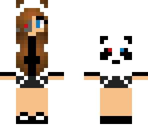 robot panda girl