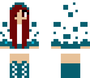 blue cake girl