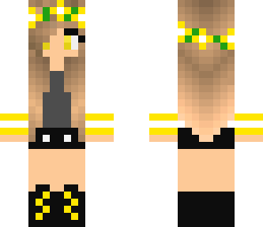 yellow flower girl
