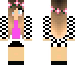 updated cute girl with black and white cartigan