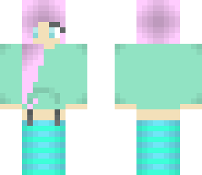pink haired girl