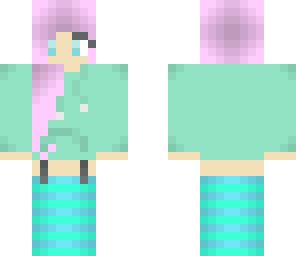pink haired girl edit