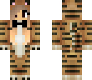 tiger girl in bow tie