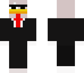 chicken in a suit