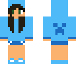 cute blue girl