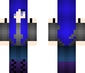 girl with dark colors