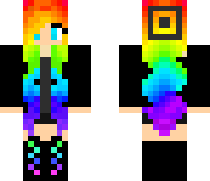 rainbow girl