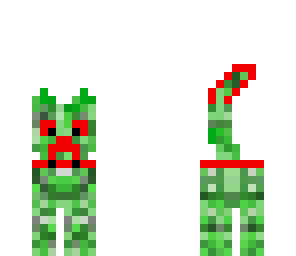 angry creeper cat
