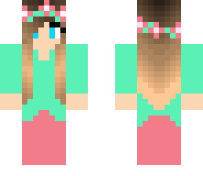 pretty flower girl