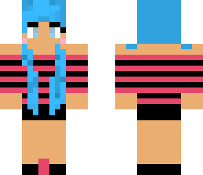 cute blue girl
