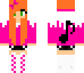 pink music girl