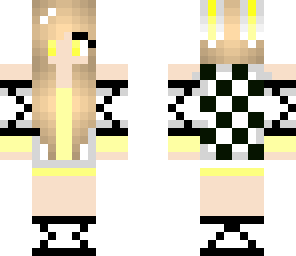 cream bunny girl