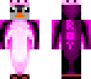 pink pengui edited shoes