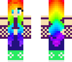 rainbow girl