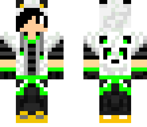 mean green panda boy skin