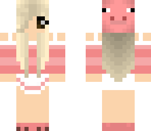 edited baby pig girl