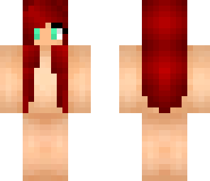 red haed skin plain