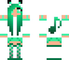 music panda cat girl