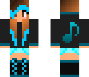 music cool blue girl