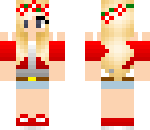 blond summer girl