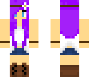 edited purple girl