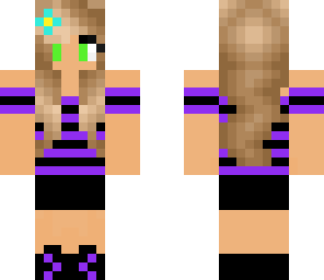 cute purple tomboy