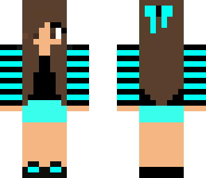 cute aqua girl