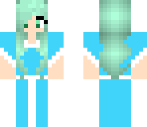 blue elf girl