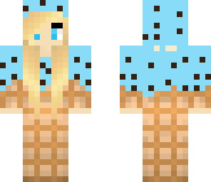 blue icecream girl