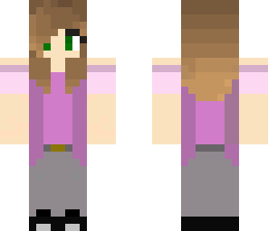 purple and pink girl