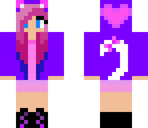pink hair girl
