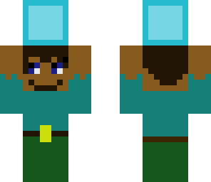 man whit diamond block