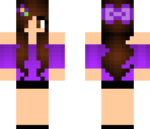 cute purple girl