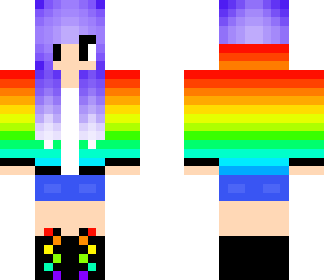 rainbow girl swag
