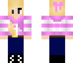 blond winter girl