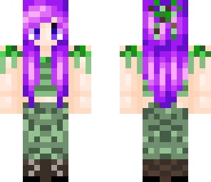 purple camo girl