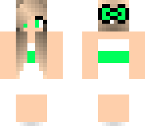 girl in the green dress