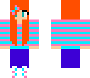 winter bubble gum ginger girl